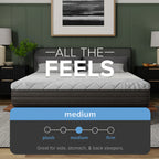 10” Essentials Comfort Reactive Medium Mattress