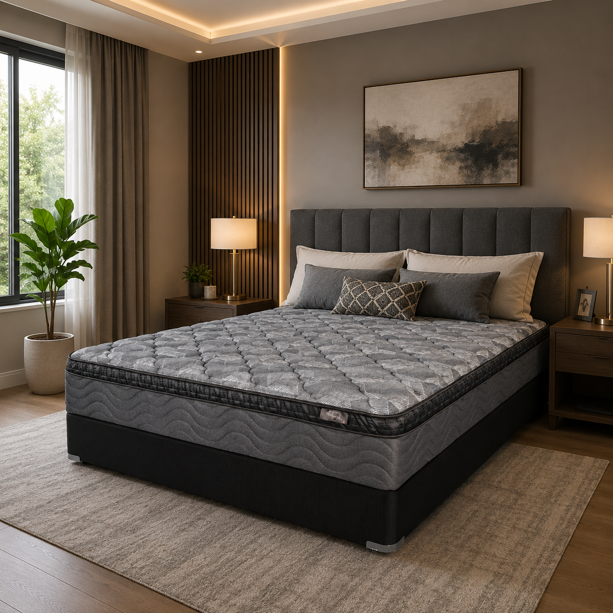 Brighton Firm 13" Eurotop Dura Spring Edge Support Mattress