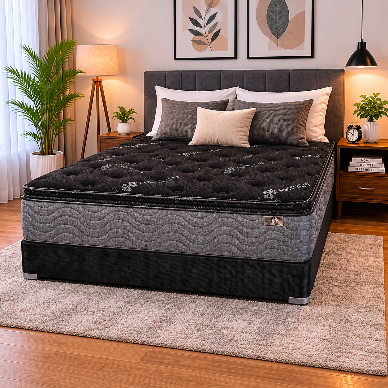Clarion Ultra Plush Pillowtop 15" DualComfort Mattress