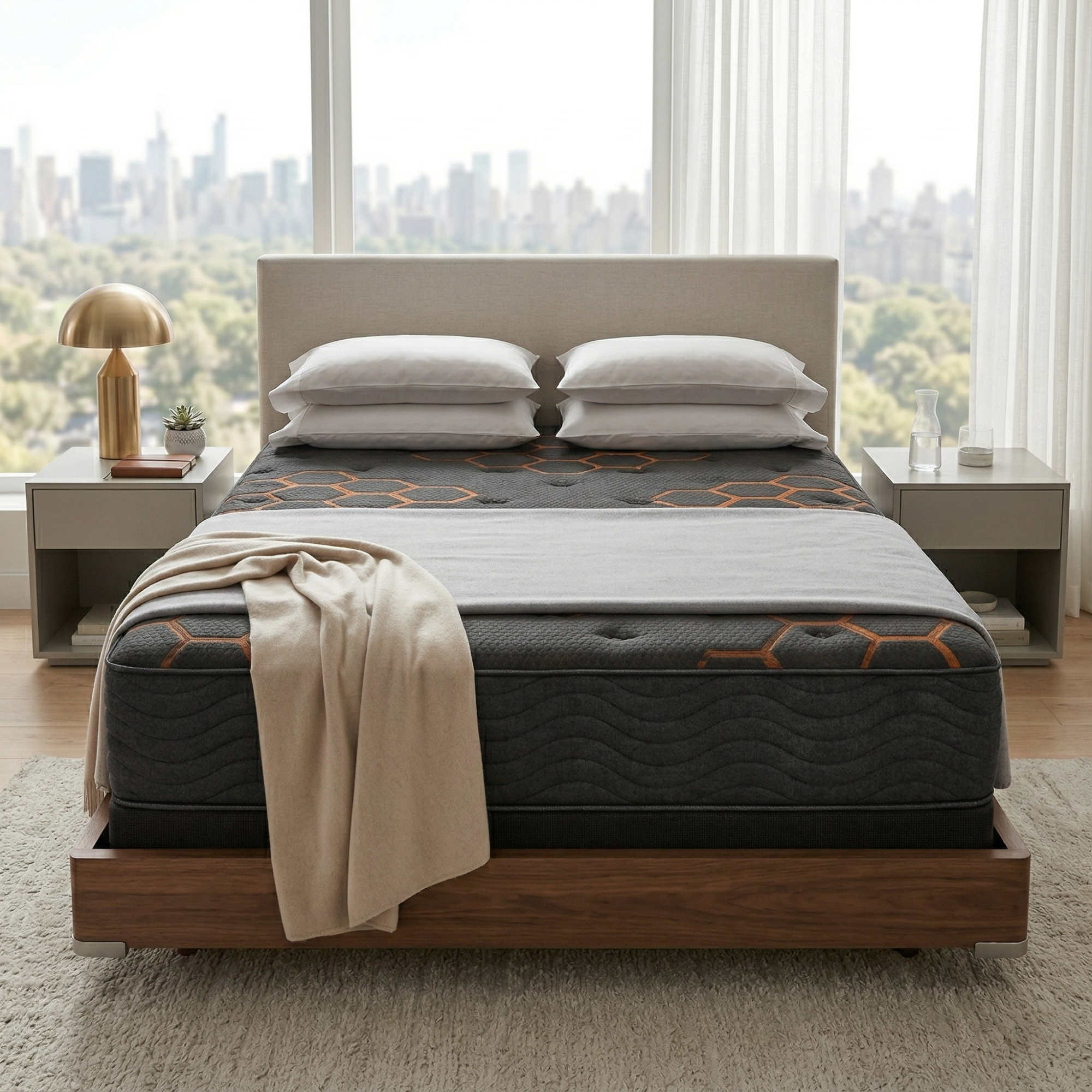 Amalfi Plush 13” InfinityChill™ Copper Hybrid Mattress