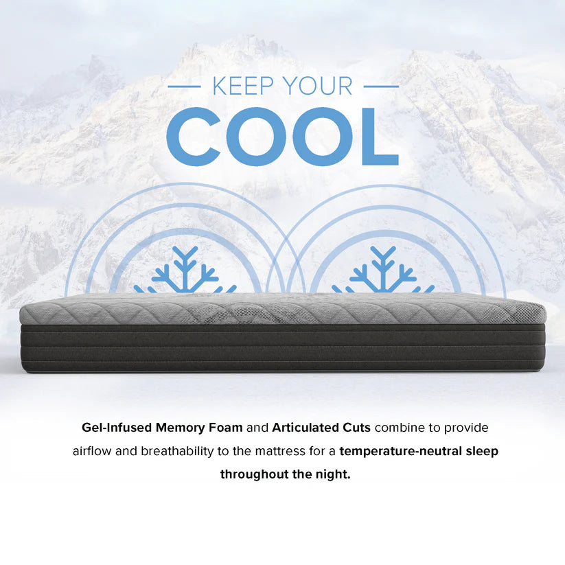 10” Essentials Comfort Reactive Medium Mattress