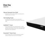 Clear Day Firm 10” GelCool™ Essential Foam Mattress