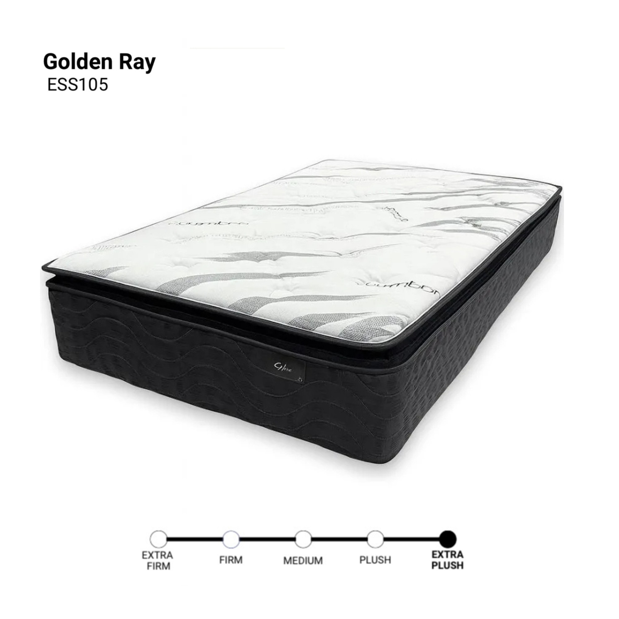 Golden Ray Extra Plush 12” QuiltSoft™ Bamboo Hybrid Mattress